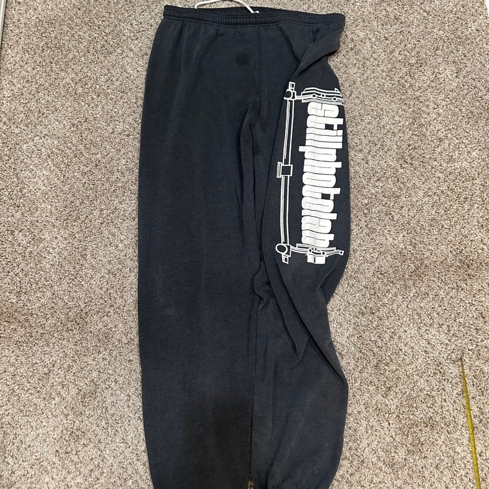 Vintage Santee Sweats Mens Large Black Sweatpants Preowned Stillphotolab Graphic